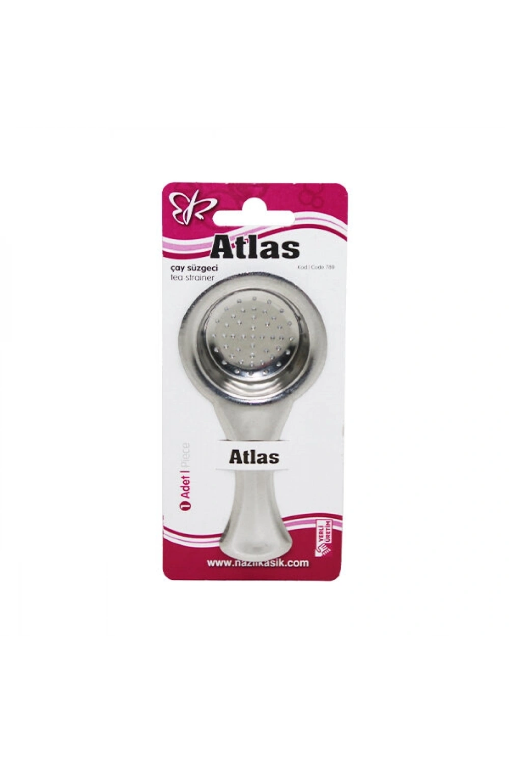 Egonex Atlas-780 Komple Metal Çay Süzgeç*50x10