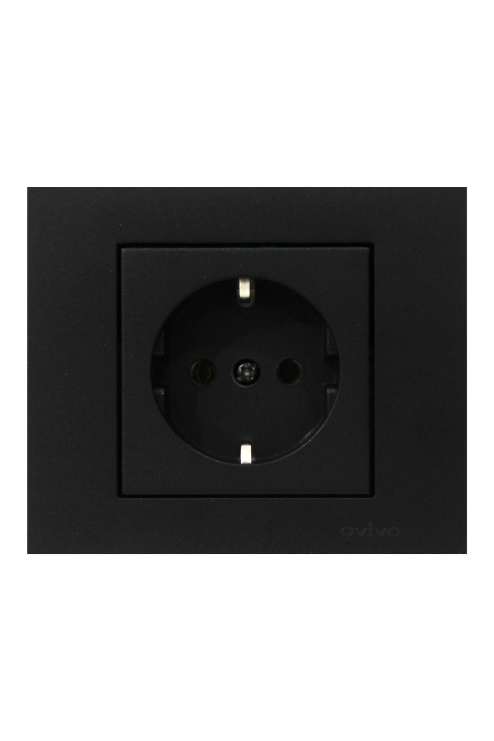 Egonex Atom ( Siyah ) Topraklı Priz*12x10