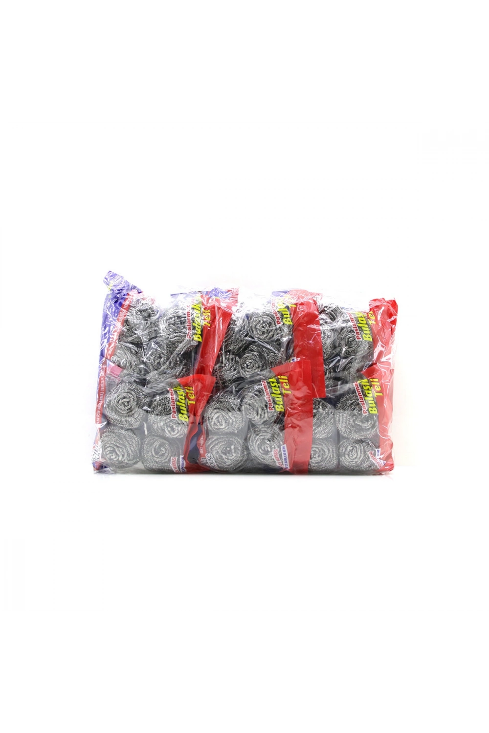 Egonex Bella House K-7279 ( 4pcs ) ( Poşetli ) Bulaşık Top Teli ( Paslanmaz )*12x20