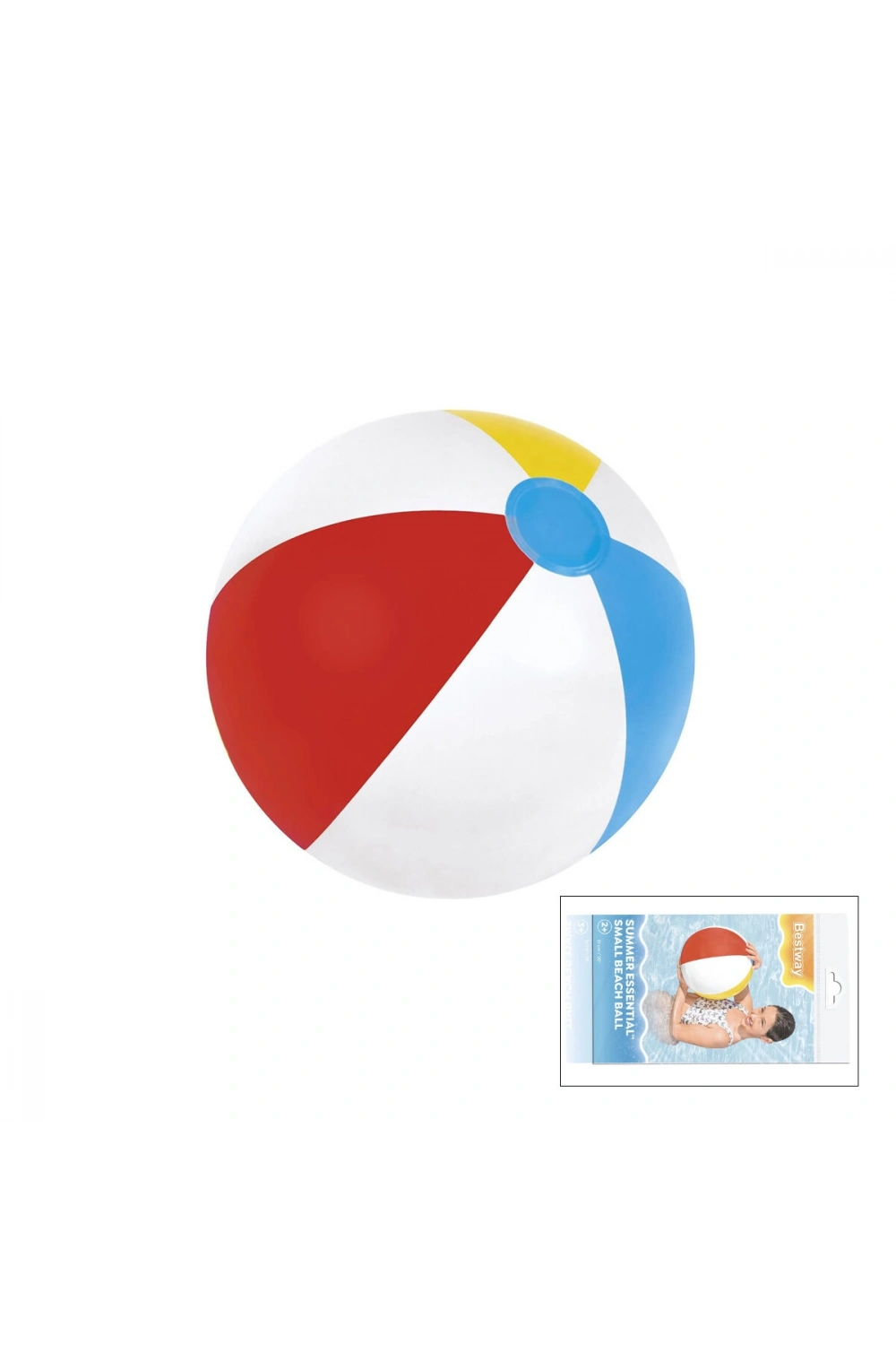 Egonex Bestway-31021 Deniz Topu Şişme ( Dilimli Plaj Desen ) ( 51cm ) ( +2yaş )*36=k
