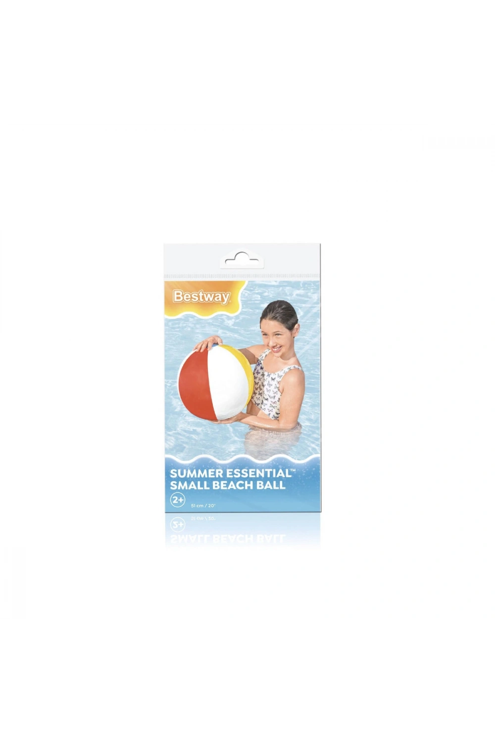 Egonex Bestway-31021 Deniz Topu Şişme ( Dilimli Plaj Desen ) ( 51cm ) ( +2yaş )*36=k