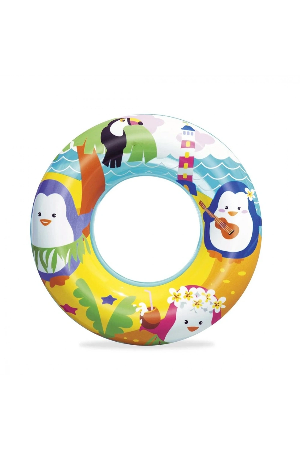 Egonex Bestway-36113 Desenli Çocuk Deniz Simit ( 51cm ) ( 3-6yaş )*36=k
