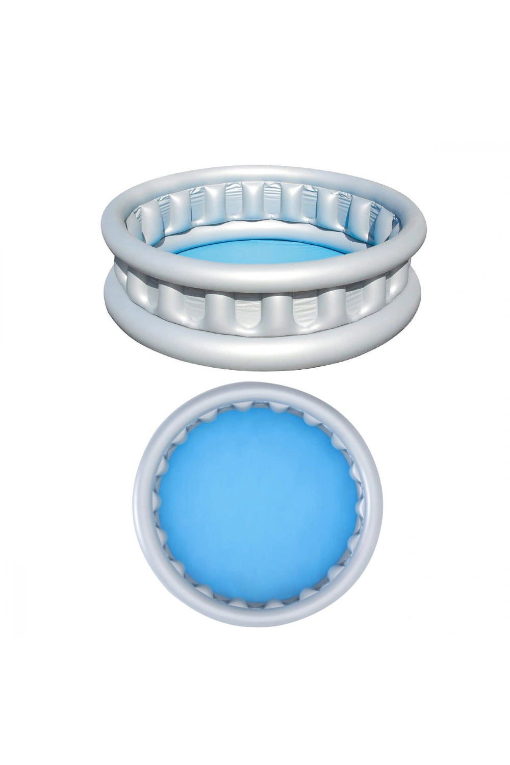 Egonex Bestway-51080 ( 512lt ) Yuvarlak Gri Şişme Havuz ( 3+yaş )*6=k