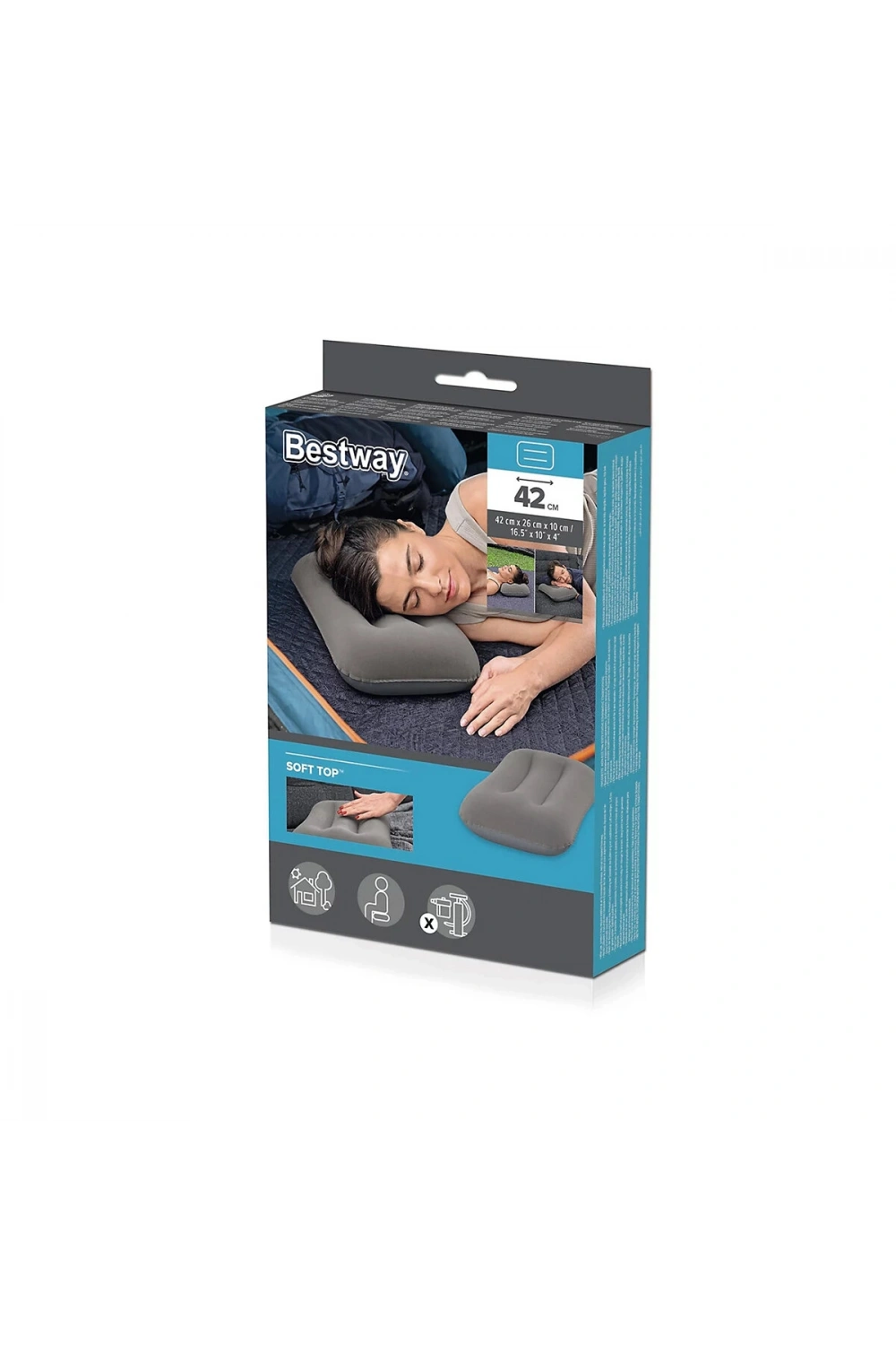 Egonex Bestway-67121 Şişme Yastık 42cm*36
