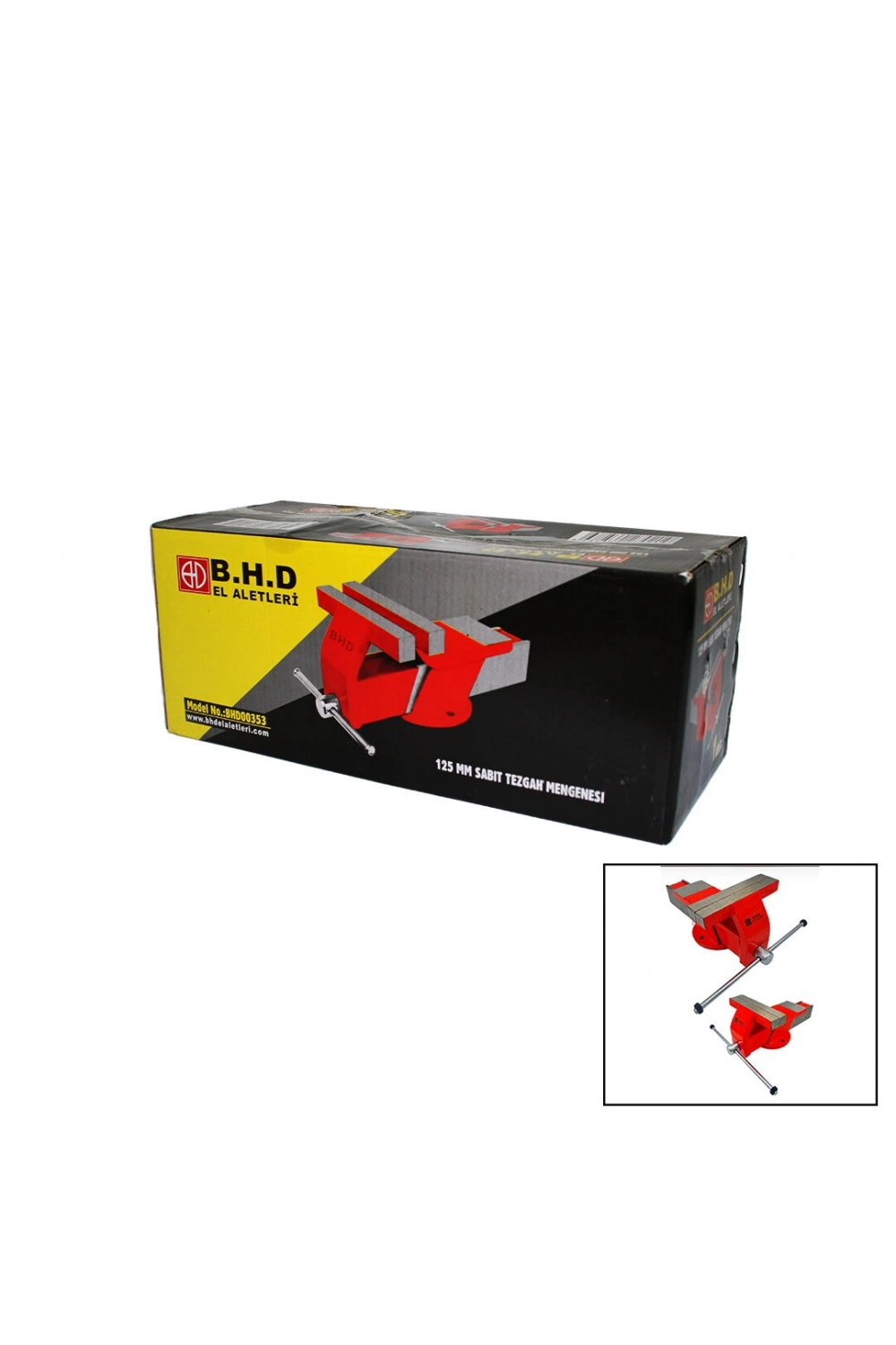 Egonex Bhd-00353 ( 125mm ) Sabit Tezgah Mengenesi İşkence*3