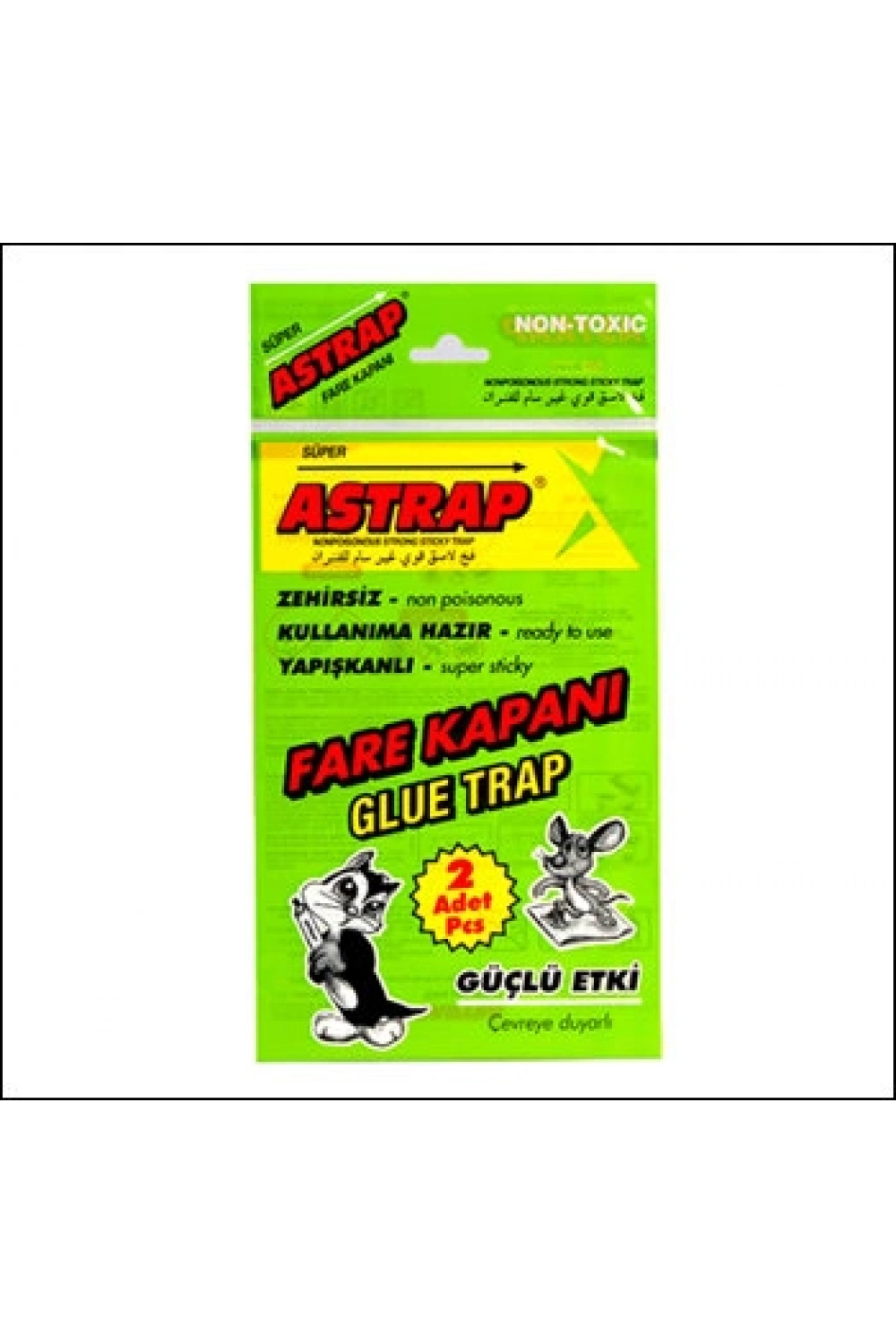Egonex Brofar Astrap ( 2pcs ) Fare Yapışkanlı Kağıt Kapan*12x8