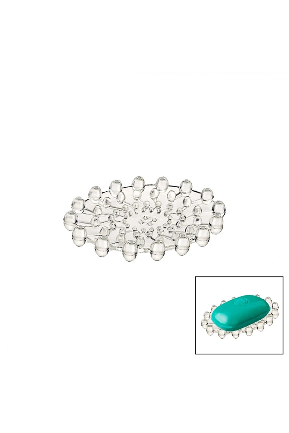 Egonex Burçin-0069 ( Şeffaf ) ( Katı ) Sabunluk*24x1