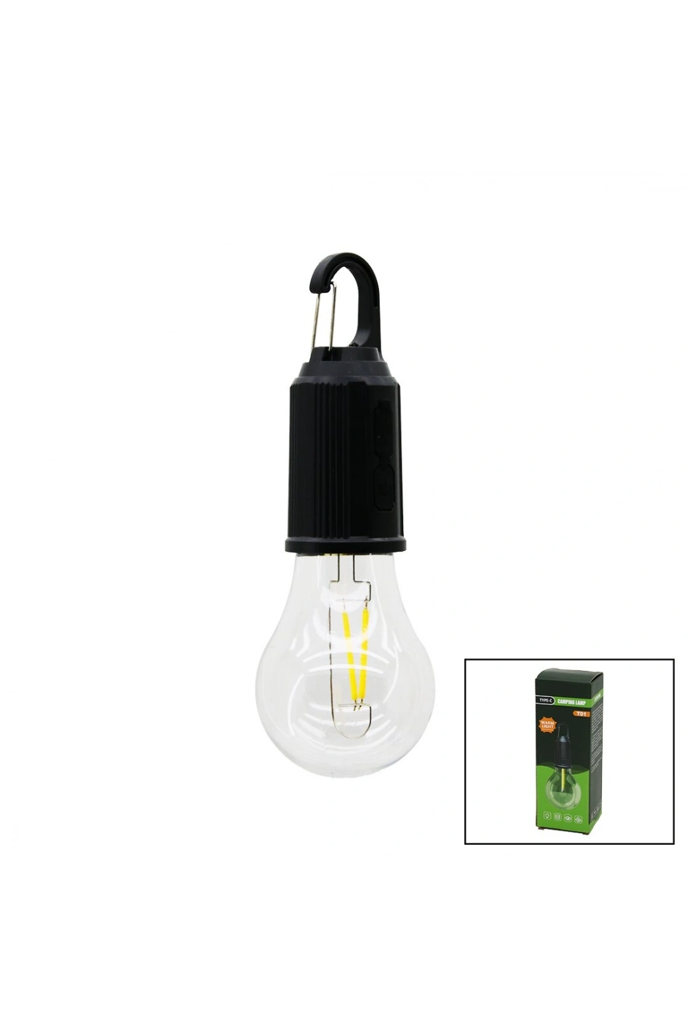 Egonex CAMPING LAMP T-01-02-03 DEMPOWER DP-609 (USB ŞARJLI) (SEYYAR AMPUL=RUSTİK) KAMP LAMBASI (MANDALLI KANCA ASKI) (3-KADEME IŞIK)*120