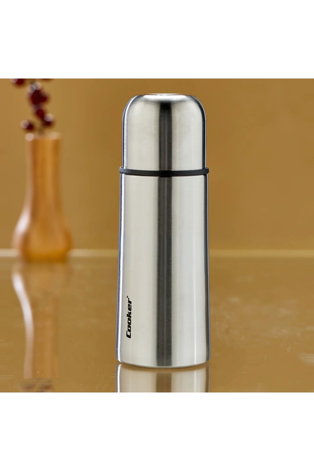 Egonex Cooker Ckr-2114 ( 0.3lt ) ( Krom ) Termos ( Paslanmaz Çelik & Sızdırmaz Kapak = Bardak )*24