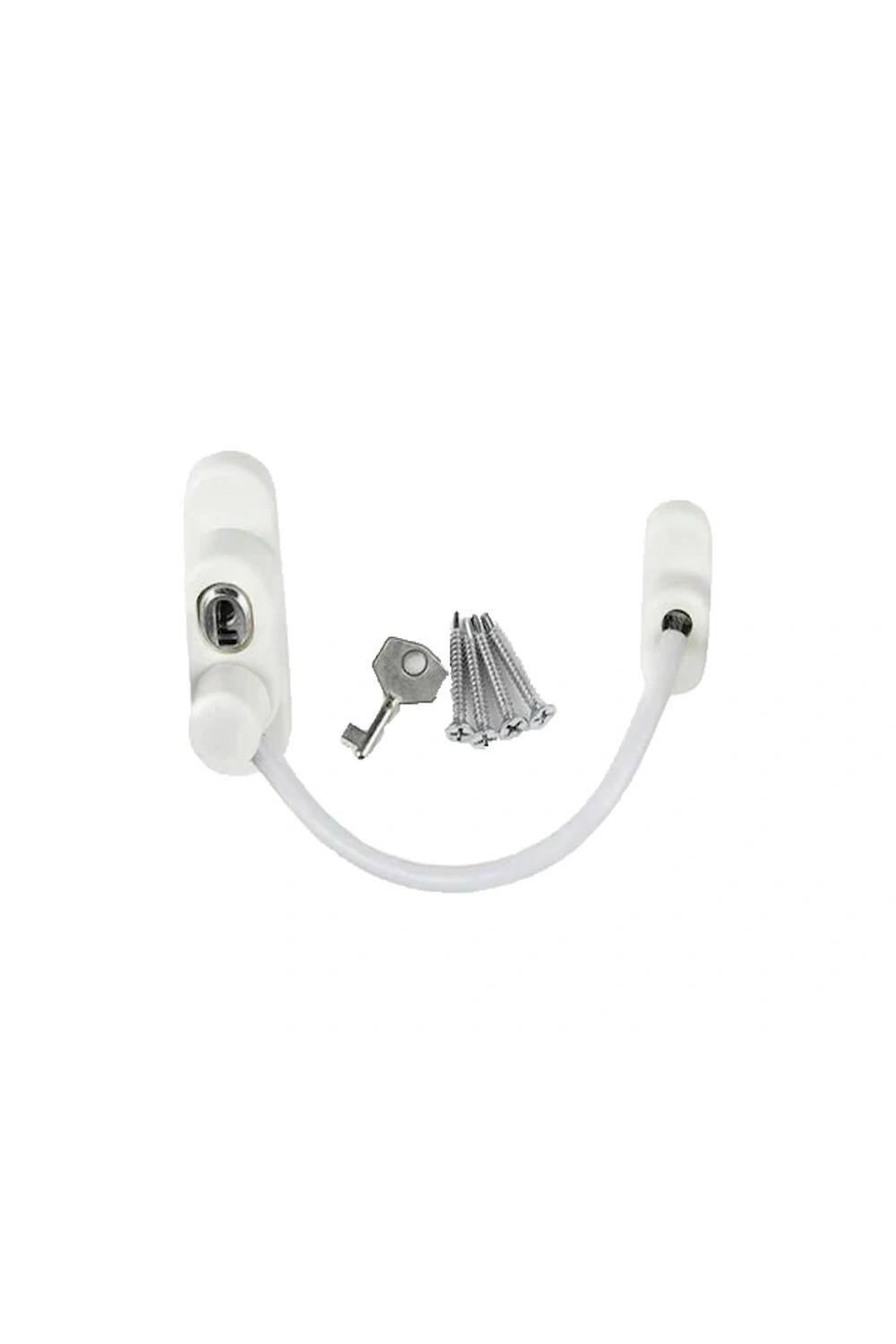 Egonex De-aks Kidmix ( Beyaz ) ( Halatlı ) Anahtarlı Emniyet Kilit*10x10