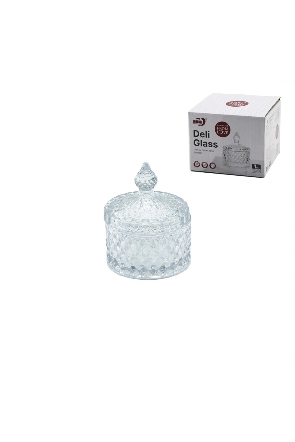 Egonex Deli Glass Tg1073-3/l1 Dıamond Cam Şekerlik*48