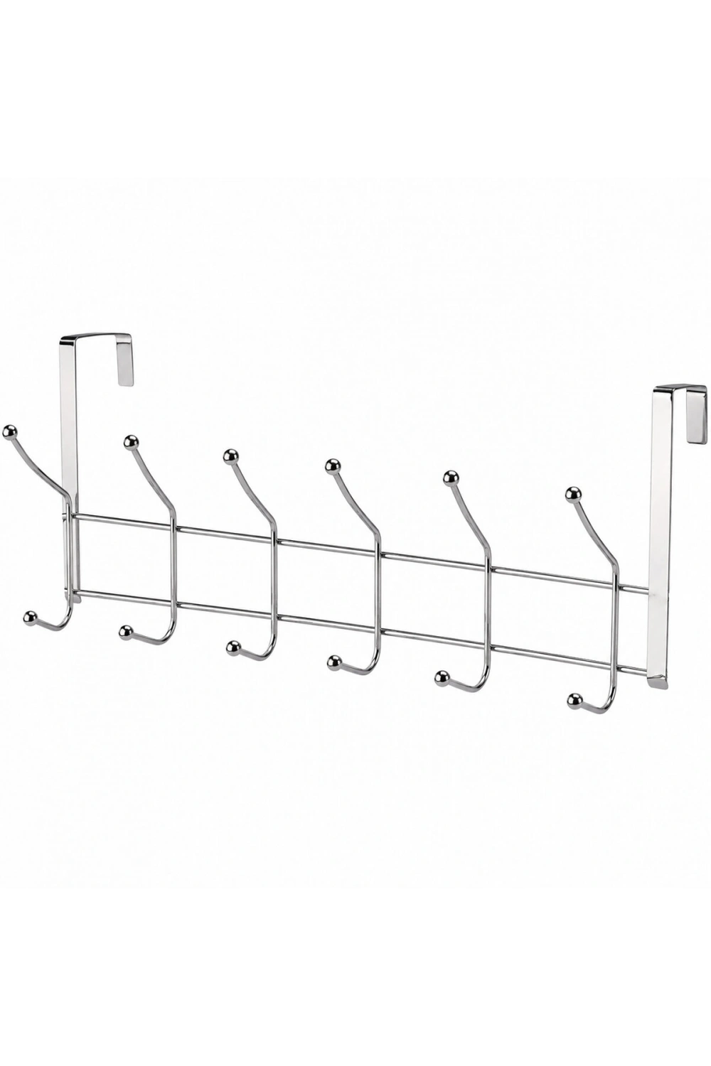 Egonex Demirbüken F.a-05 ( Krom & Bilyeli) ( 6 Kollu ) Amerikan Kapı Arkası Askı*5x14
