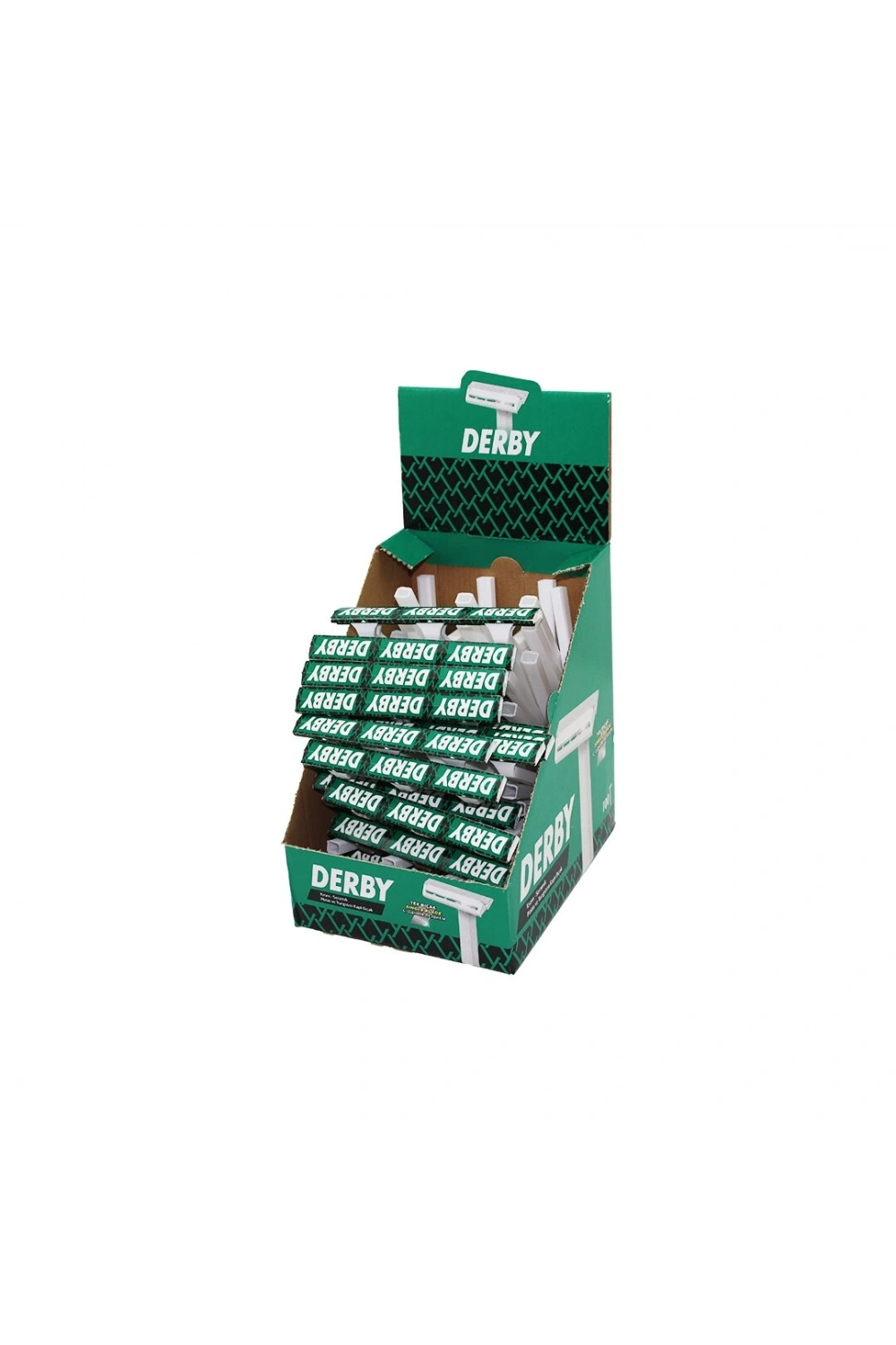 Egonex Derby ( Tek Bıçak ) ( 100pcs ) Banyo Saplı Jilet*1x1