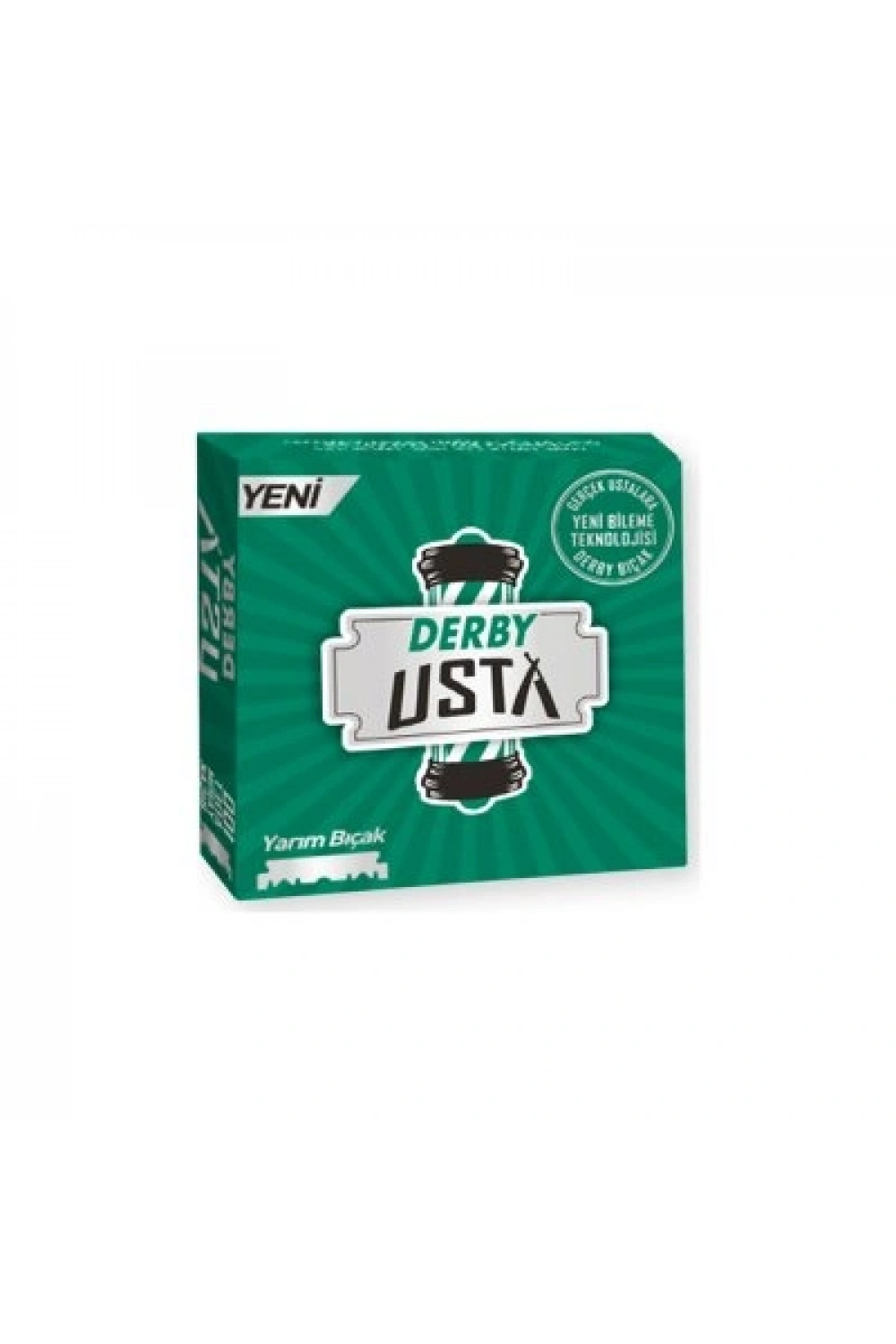 Egonex Derby Usta Berber ( Yarım & Kırık ) Jilet ( 100pcs )*1x50