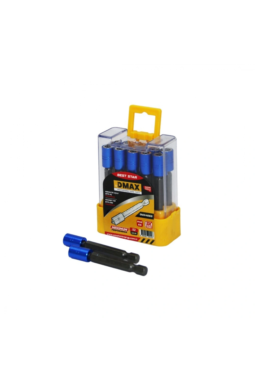 Egonex Dmax-4565 ( Ph2 X 65mm ) Mıknatıs Uçlu Bits*10x120