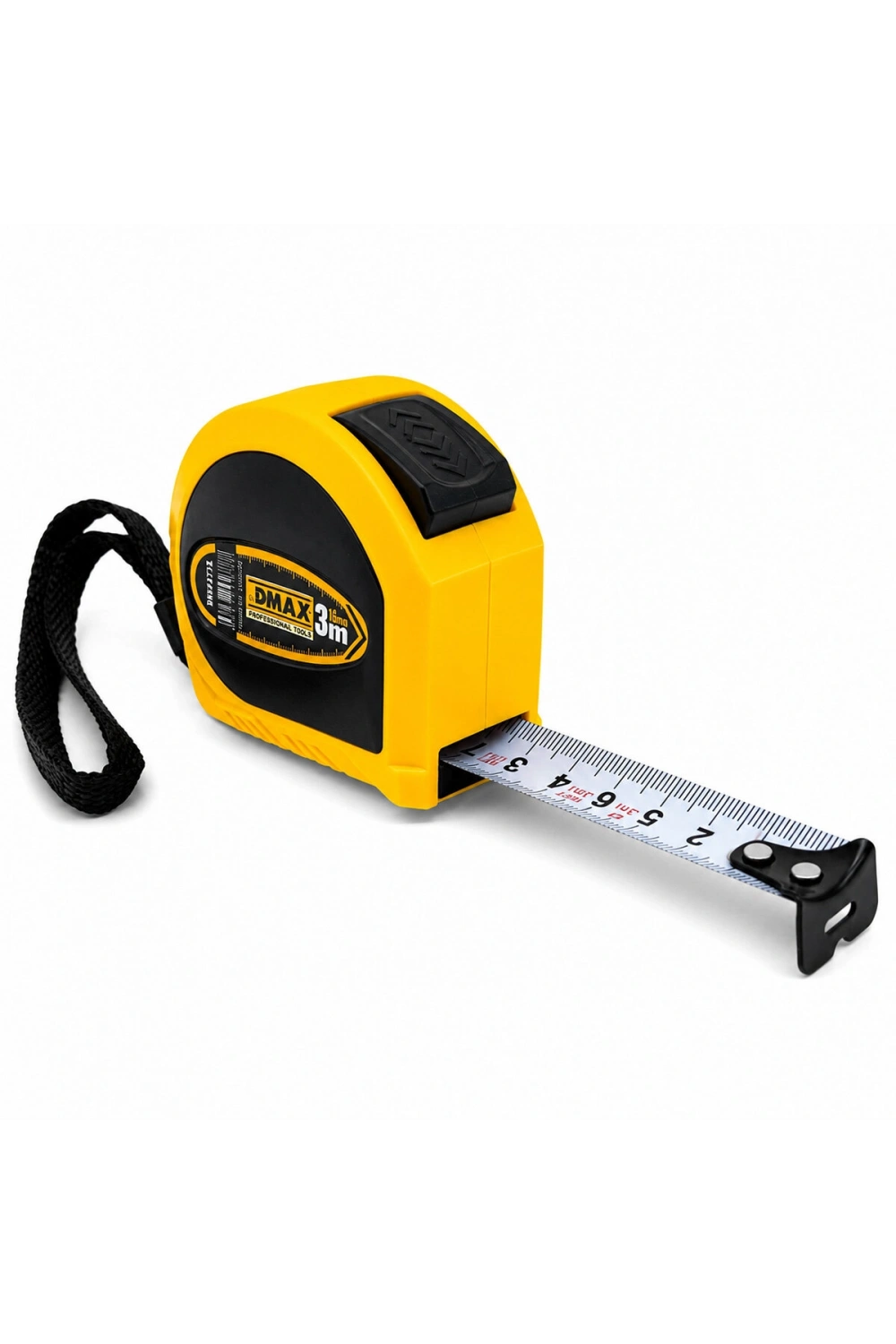 Egonex Dmax Dmx-4776 ( 3mt X 16mm ) ( Otomatik ) Çelik Şerit Metre ( Stoplu )*12x12