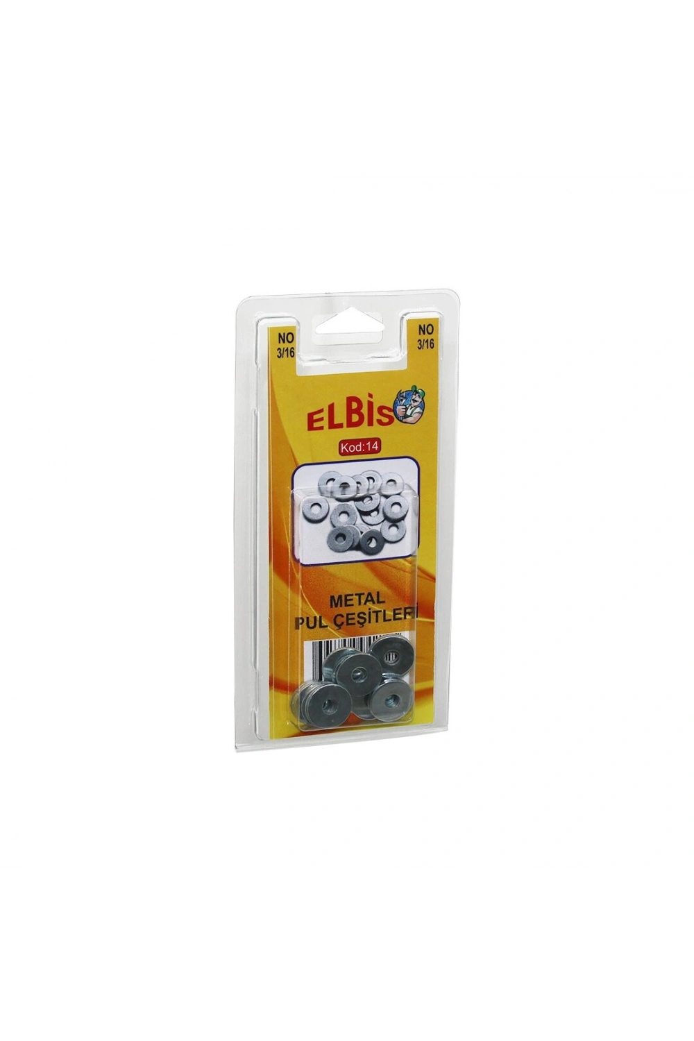 Egonex Elbis-14 ( 3/16 ) Metal Pul ( 30pcs )*12x24