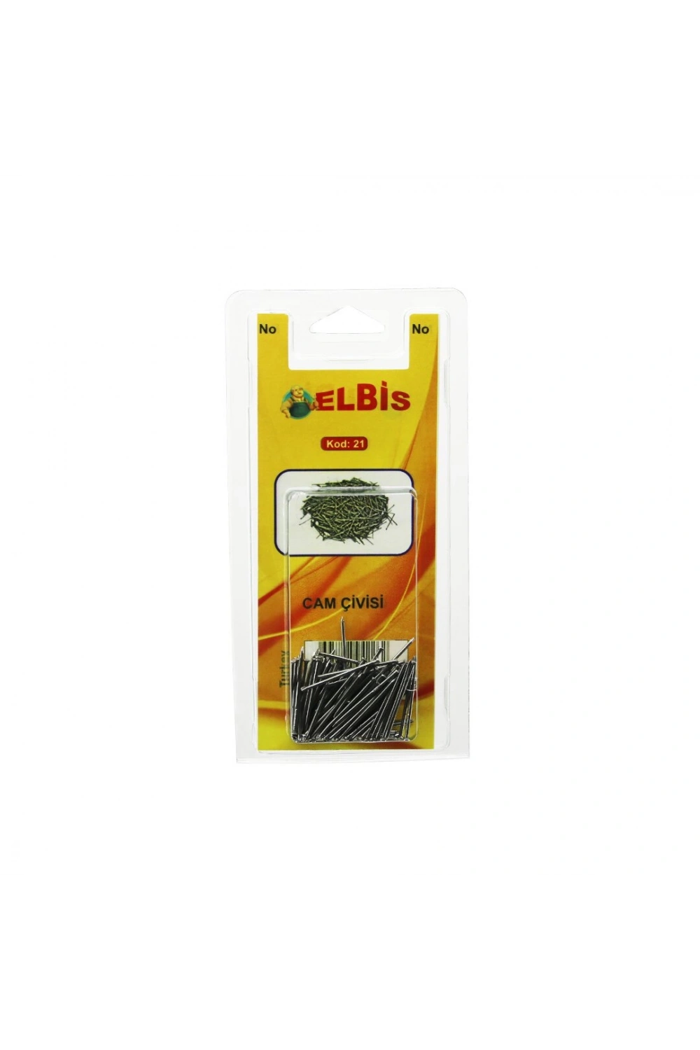 Egonex ELBİS-21 ( 5X22 ) ÇELİK CAM ÇİVİ*12X24