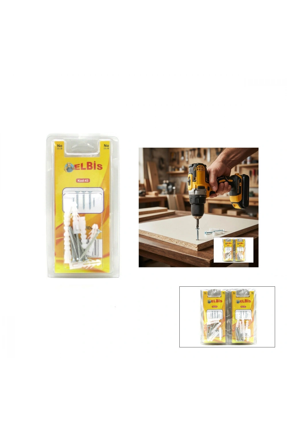 Egonex Elbis-43 3.5x40 Dübelli Sunta Vida*12x24