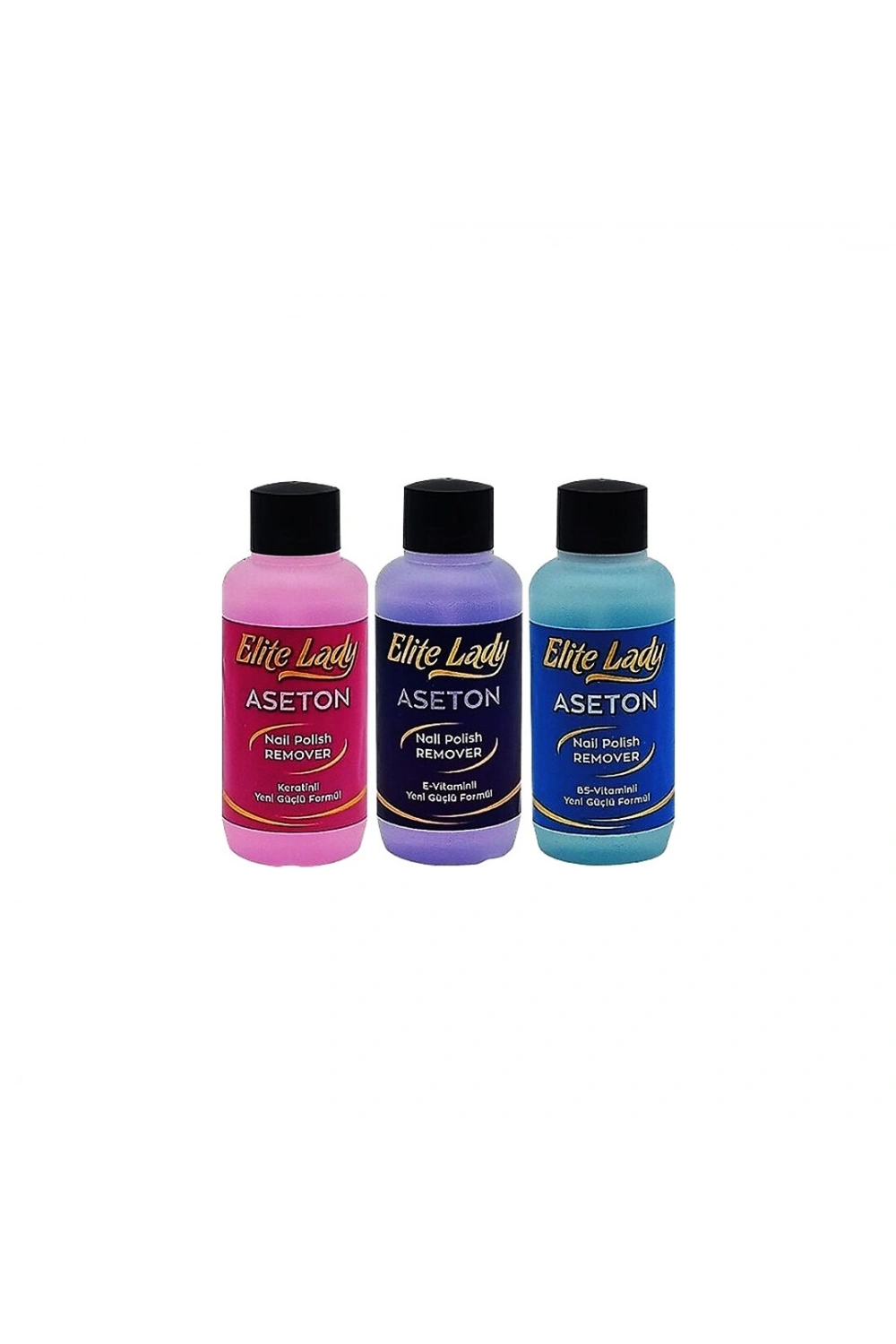 Egonex Elite Lady ( 125ml ) ( Mix ) ( B5 & E Vitamin & Keratin ) Aseton Oje Sil*12x4