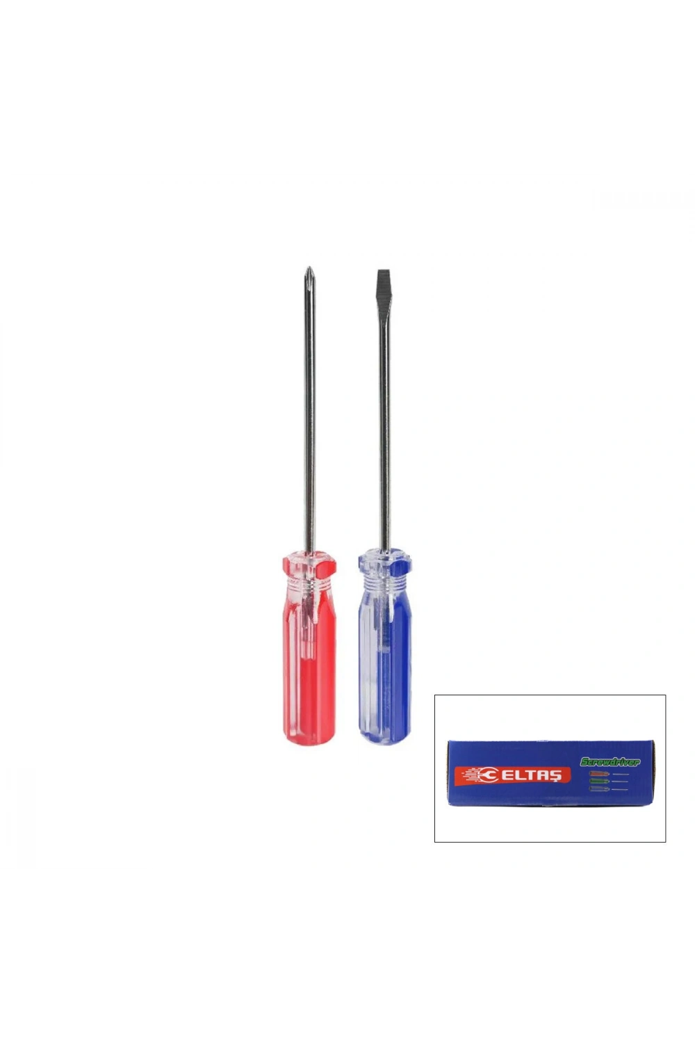 Egonex ELTAŞ LRD-159 RİKO ( RENKLİ ) ( 2İN1=ÇİFT TARAFLI UÇ ) TORNAVİDA ( YILDIZ - DÜZ )*24X10