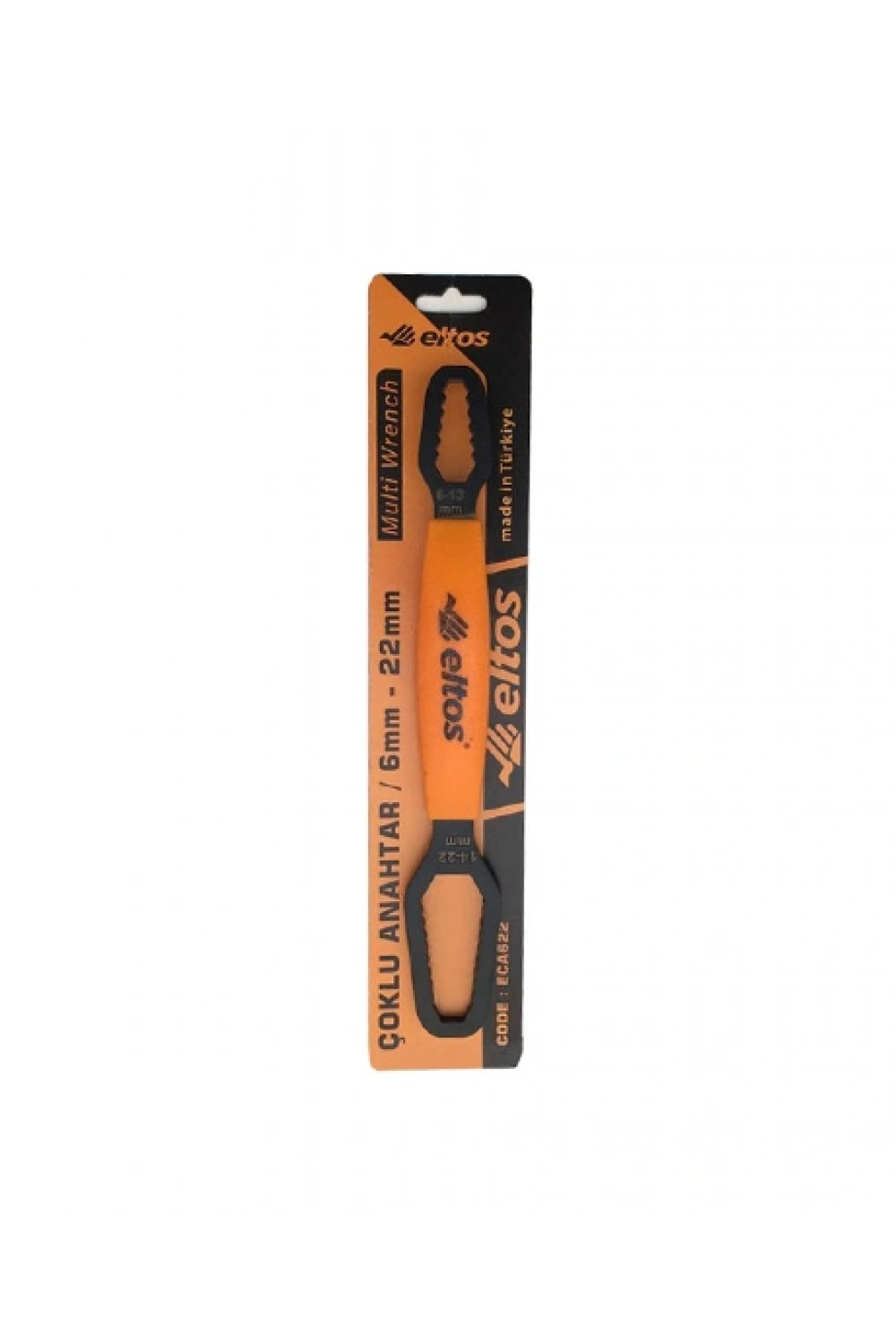Egonex Eltos Eca-622 Çoklu Anahtar ( Siyah ) ( 6mm - 22mm ) ( Çift Taraflı=m6----m13 & M14----m22mm )*6x12