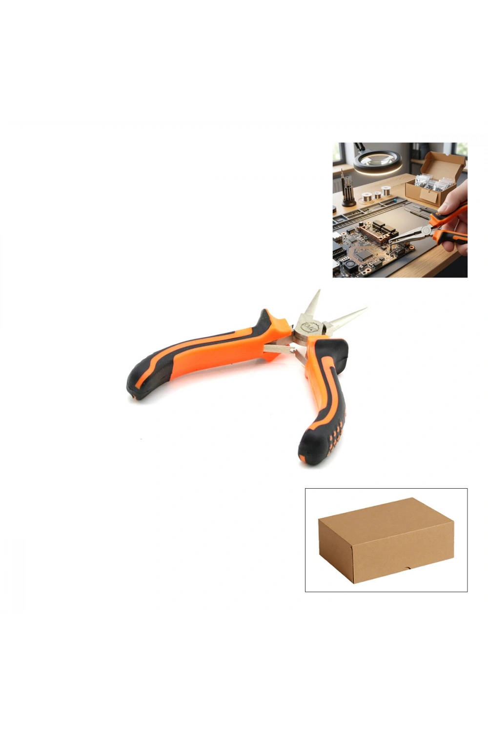 Egonex Emg Tools Hrd-139 ( 4.5 ) ( Segman ) ( Mini ) Pense ( Yaylı ) ( 125mm )*12x1