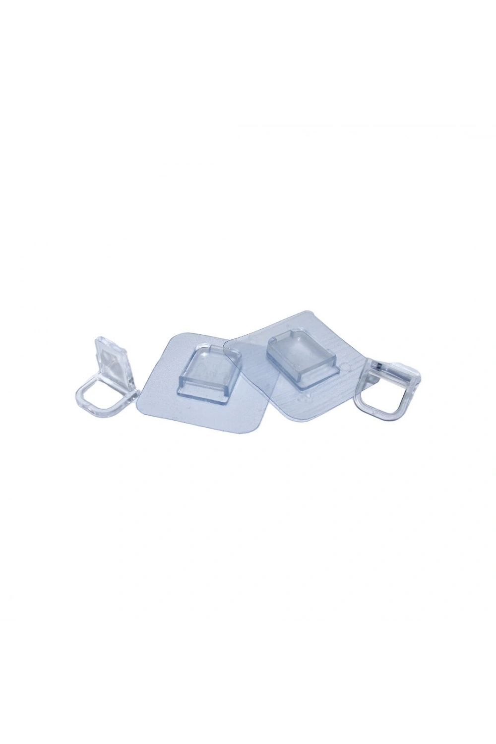 Egonex Enfa Enf-341 ( 4pcs ) Raf Ayak Aparatı ( Şeffaf Pvc Yapışkanlı )*10x50