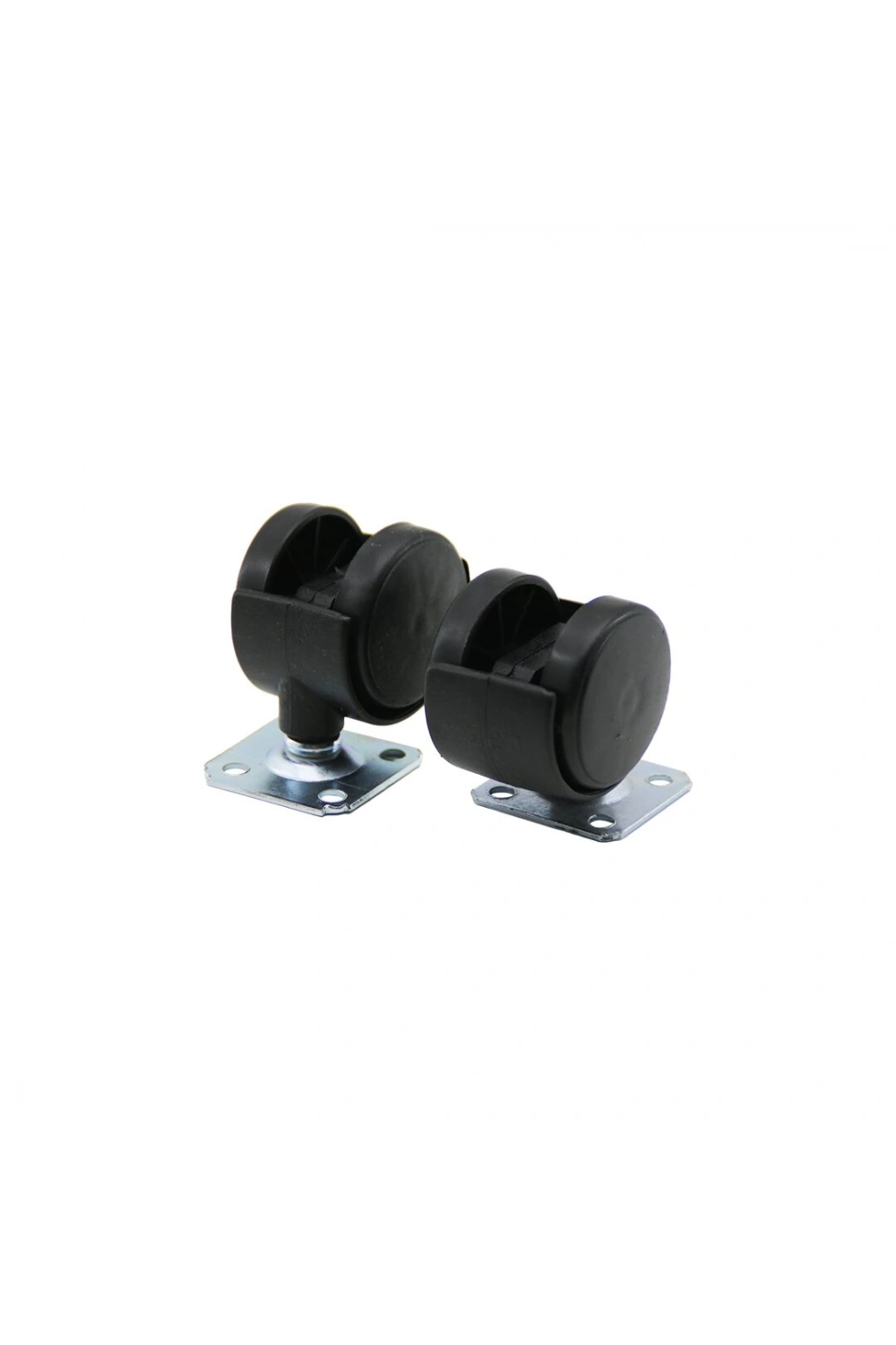 Egonex Erect Erc-005 ( Düz Döner Tablalı & 40mm ) Çiftli Plastik Teker*10x30
