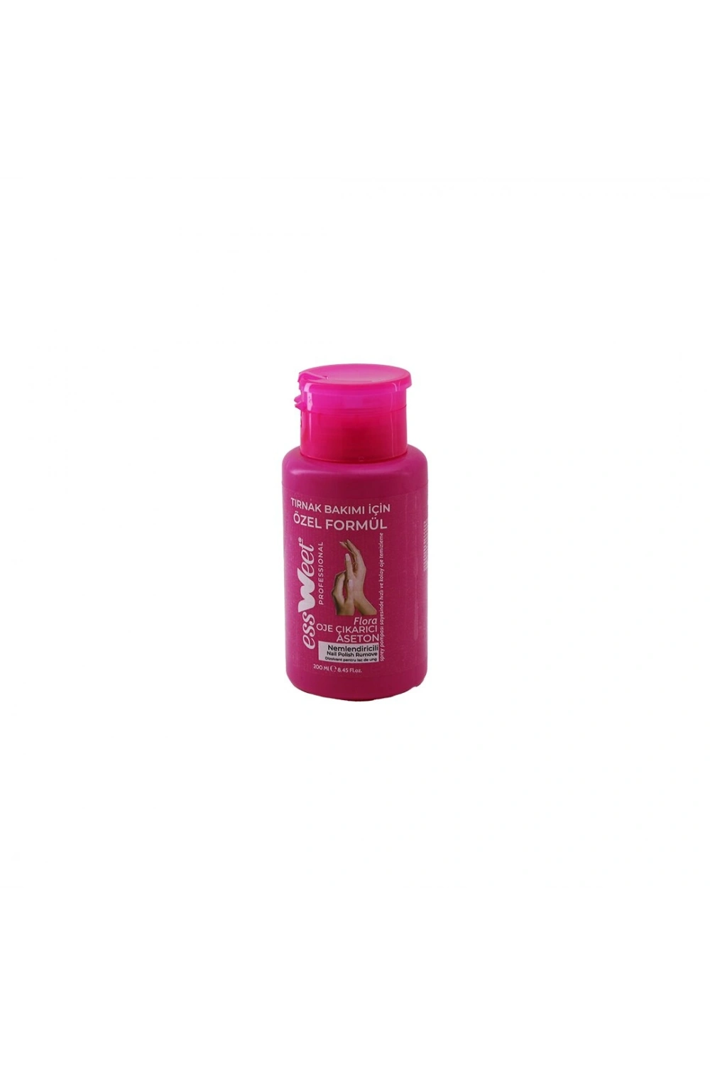 Egonex Essweet ( Pembe ) Aseton Pompalı & Oje Çıkarıcı 200ml*24=k