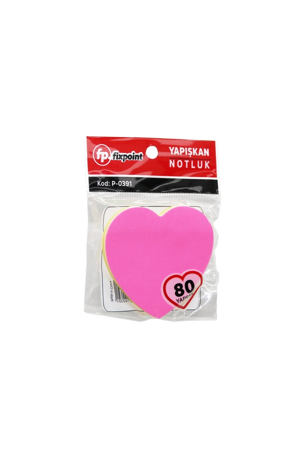 Egonex FİXPOİNT P-0391 ( 80 YAPRAK ) YAPIŞKANLI KAĞIT & NOTLUK RENKLİ*12X50