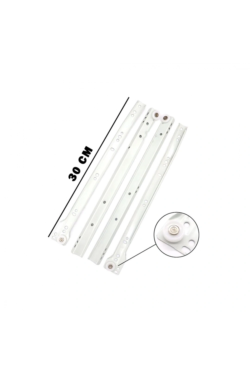Egonex Flore Ersa Er-391 ( 30cm ) ( 2pcs Takım ) Çekmece Rayı*25=k