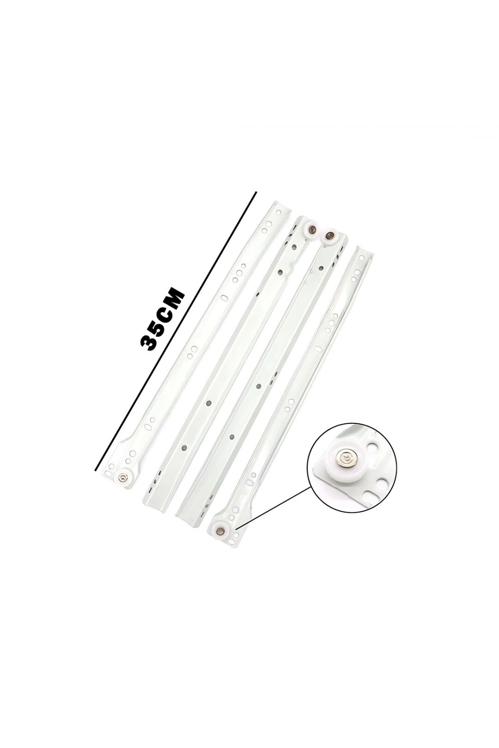 Egonex Flore Ersa Er-392 ( 35cm ) ( 2pcs Takım ) Çekmece Rayı*25=k
