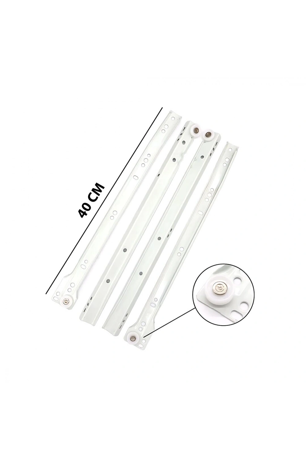 Egonex Flore Ersa Er-393 ( 40cm ) ( 2pcs Takım ) Çekmece Rayı*25=k