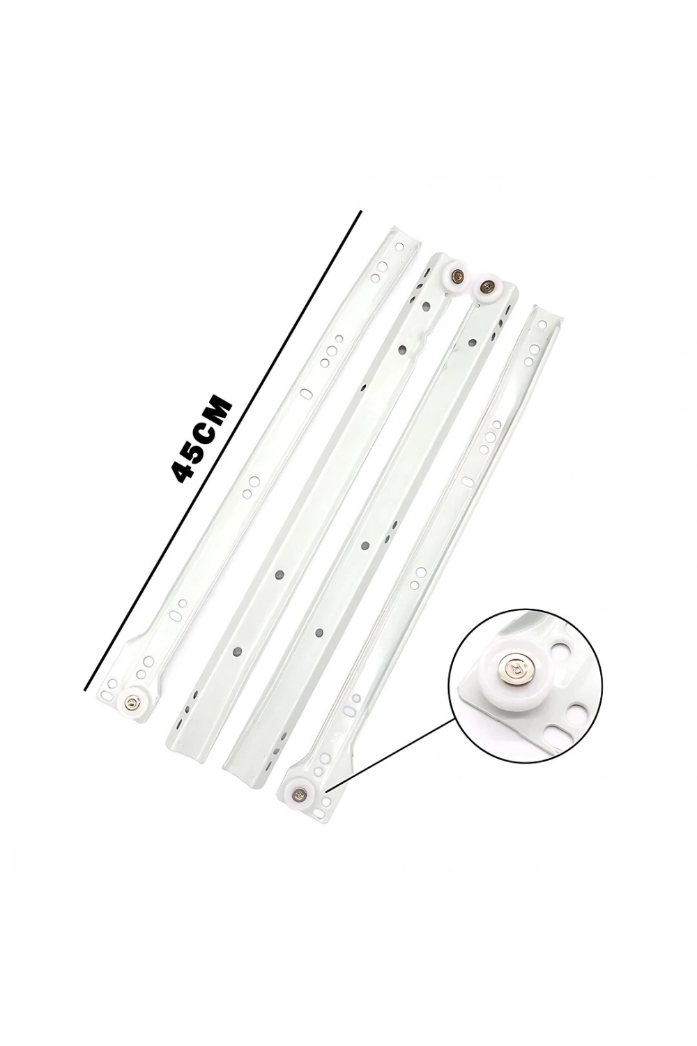 Egonex Flore Ersa Er-394 ( 45cm ) ( 2pcs Takım ) Çekmece Rayı*25=k