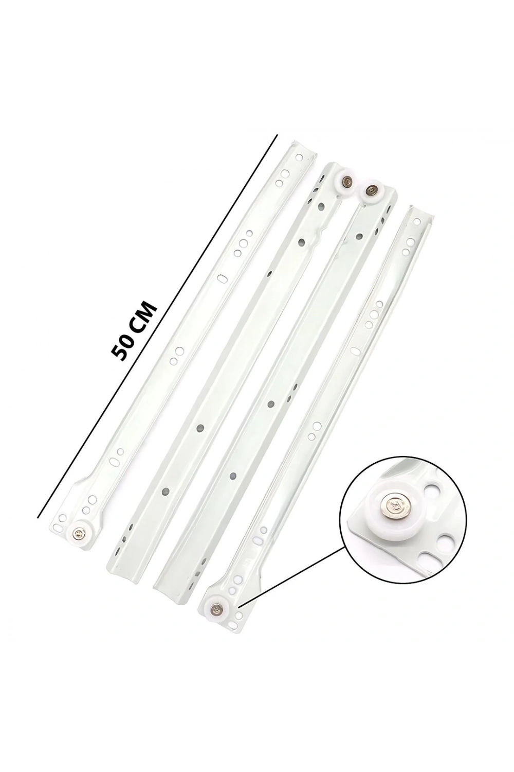 Egonex Flore Ersa Er-395 ( 50cm ) ( 2pcs Takım ) Çekmece Rayı*25=k