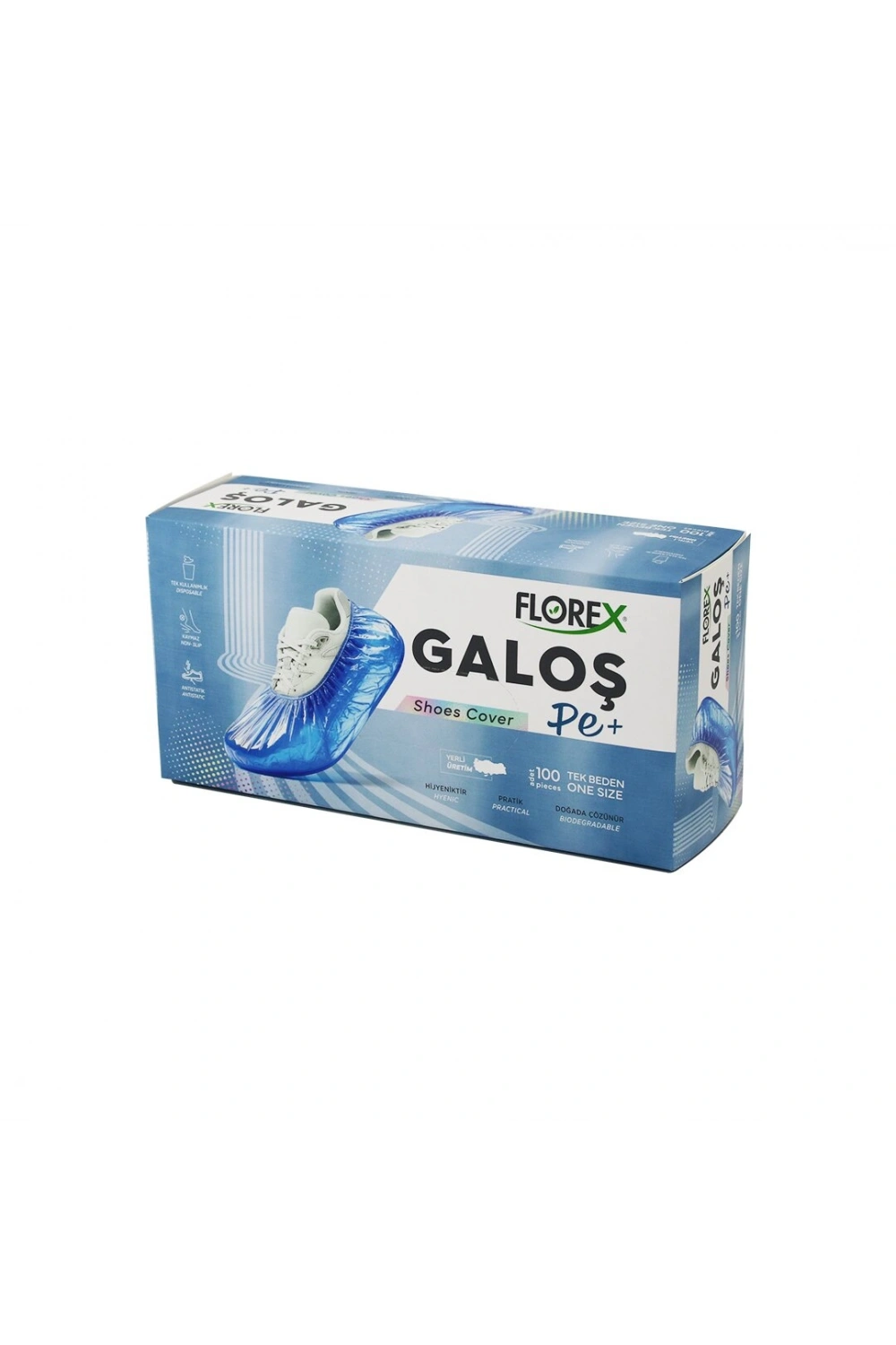 Egonex Florex-992 ( 100pcs ) Tek Kullanımlık Galoş ( Kutulu Paket )*24=k
