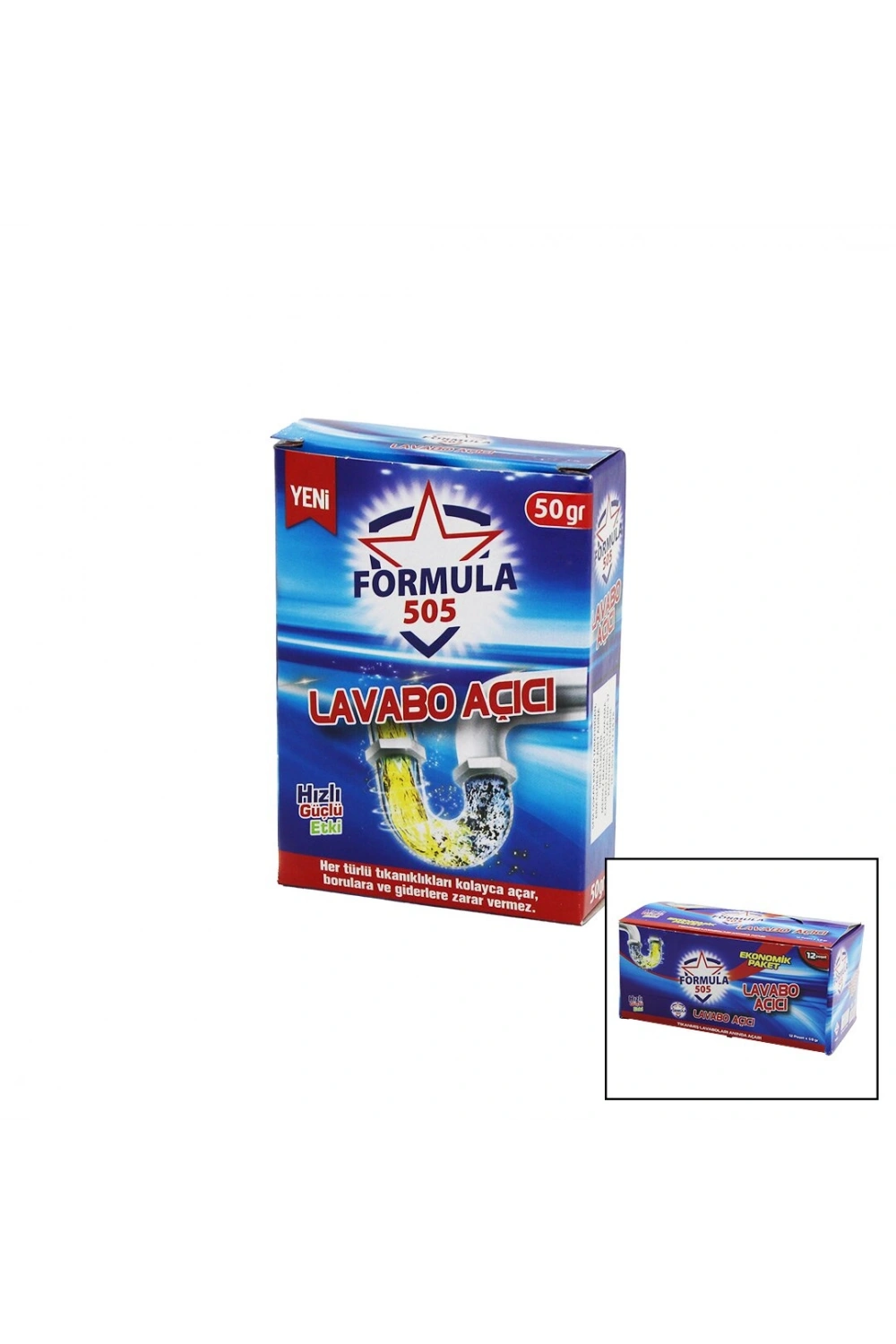 Egonex Formula 505 ( Tekli & 50gr ) ( Lavabo Açar ) Granül & Toz*12x24