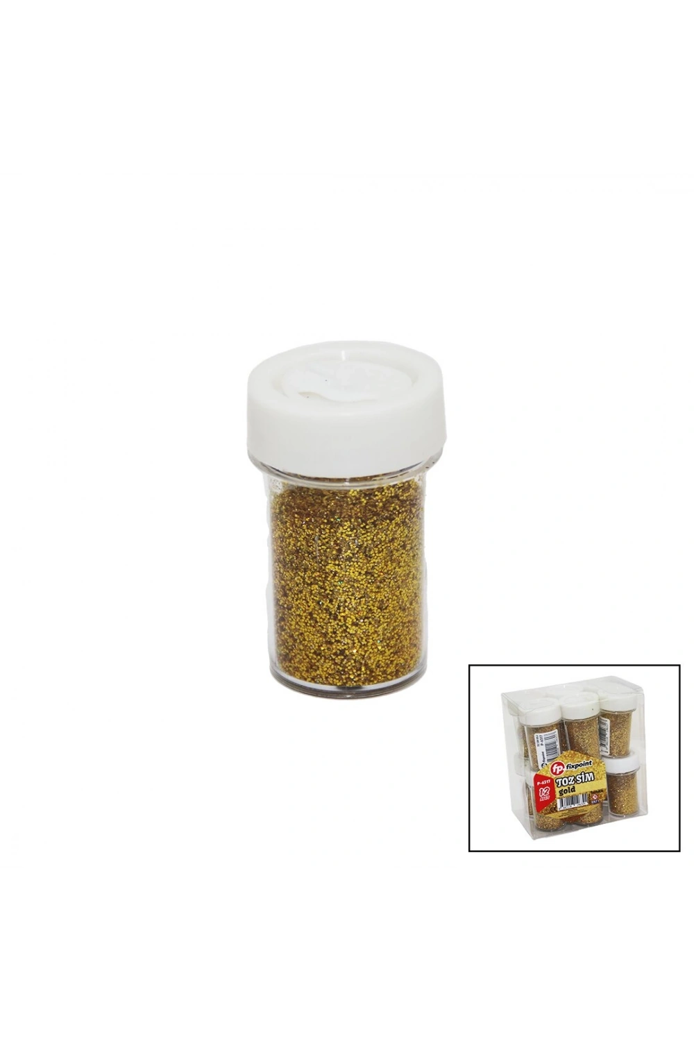 Egonex Fp Fixpoint P-6317 ( Gold ) ( Sarı ) Toz Sim ( Tuzluklu Kutu )*12x72