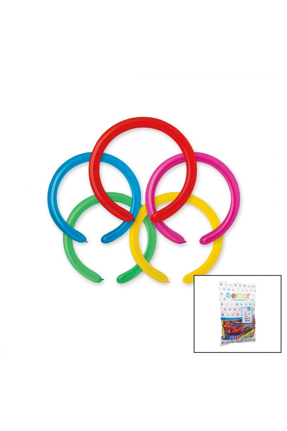 Egonex Gemar-d4  Sosis Uzun Balon #080 ( 2 & 5cm & 100pcs )*1x100