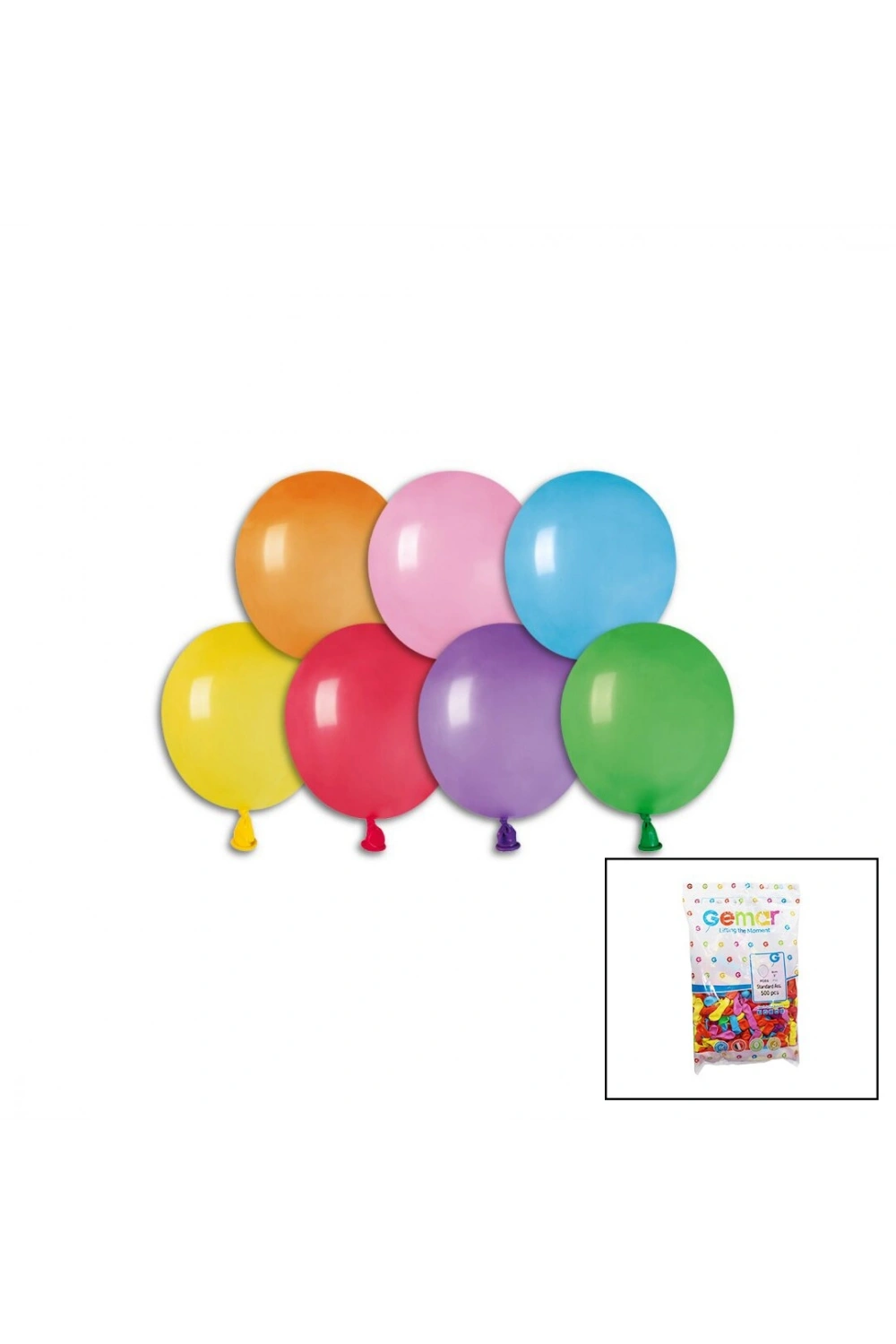 Egonex Gemar-pt20 Renkli Su Balon #086 ( 3 & 8cm & 500pcs )*1x100