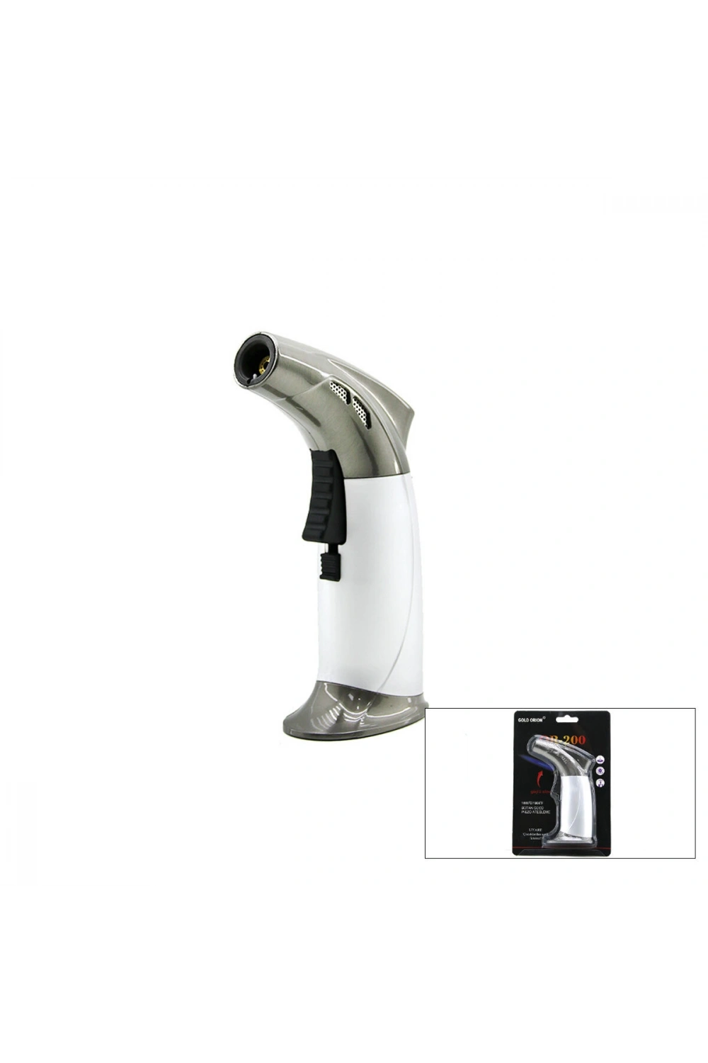 Egonex GOLD ORION OR-200 PÜRMÜZ TORCH NARGİLE ÇAKMAK*10X6