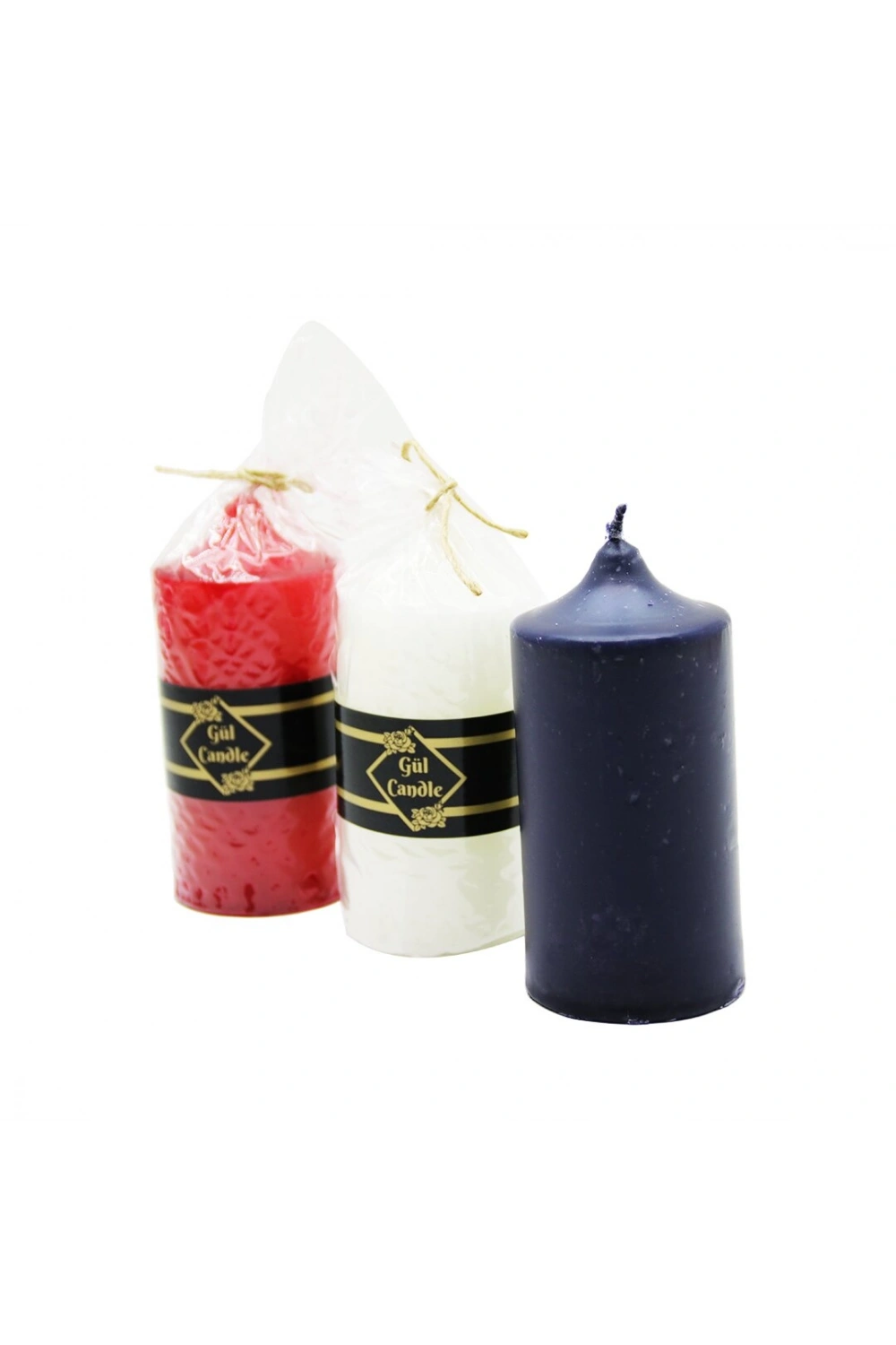 Egonex Gül Candle ( 5x10 & Orta ) ( Renkli ) Takoz Mum*40=k