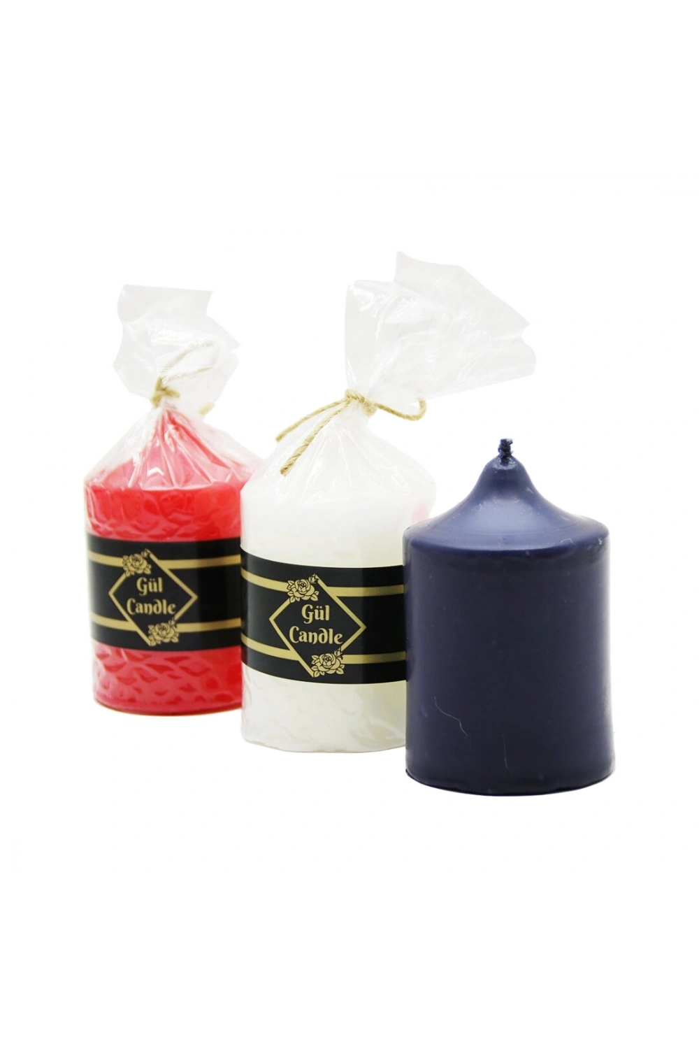 Egonex Gül Candle ( 5x7 & Küçük ) ( Renkli ) Takoz Mum*40=k