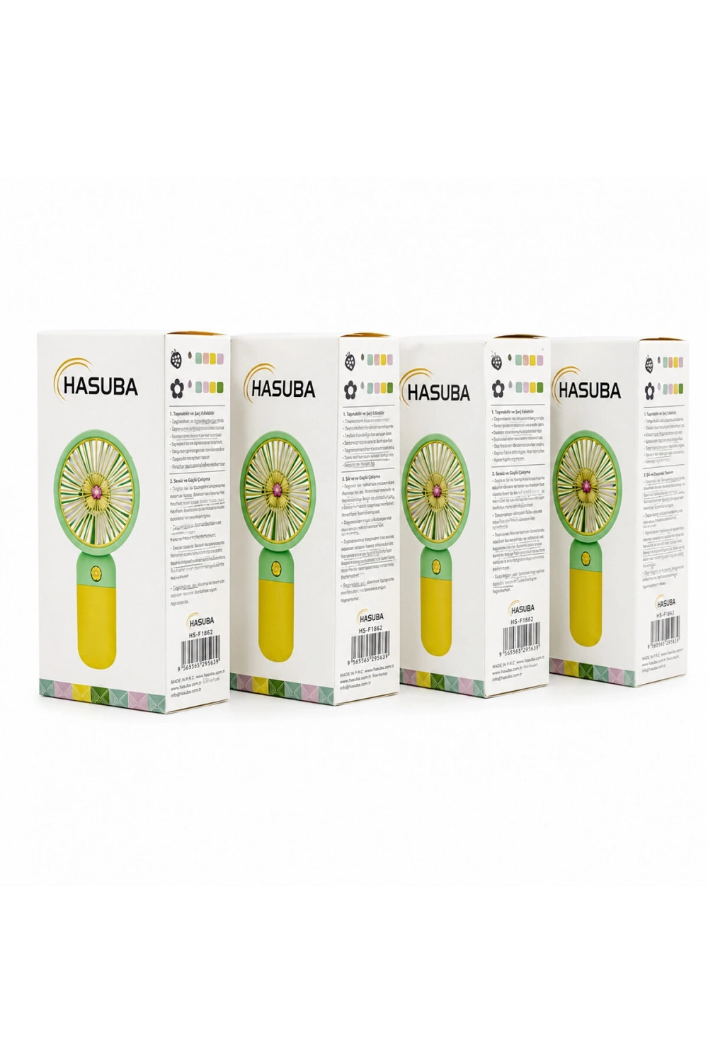 Egonex Hasuba Hs-290 Mini El Fanı ( Usb To Typc-e Şarjlı ) ( 3 Kademe Hız Ayar) ( M.üstü Ayaklı ) Vantilatör Renkli*144