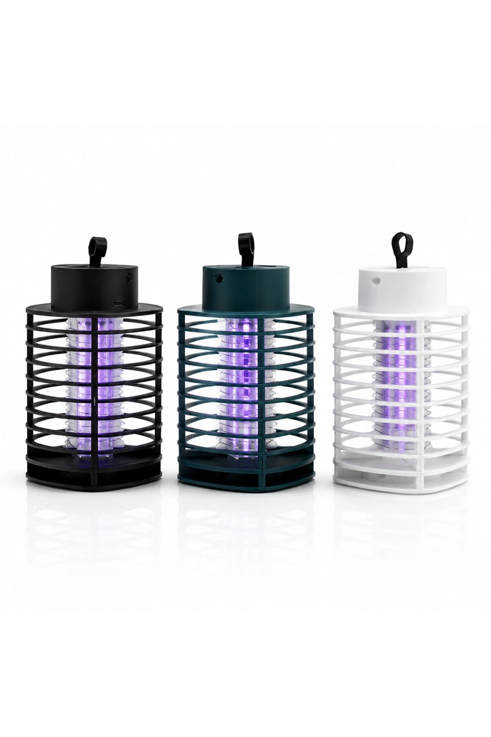 Egonex Hasuba Hs-373 ( Usb Şarjlı & 2 Renk Işık ) ( Asma Aparat & Sessiz Çalışma ) Uv Işıklı Sinek Kovucu*100