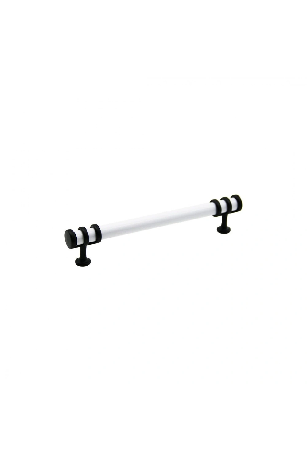 Egonex İbico-942 ( 12.8cm ) ( Yüzük Siyah & Kulp Beyaz ) Boru Çekmece Kulp*10x5