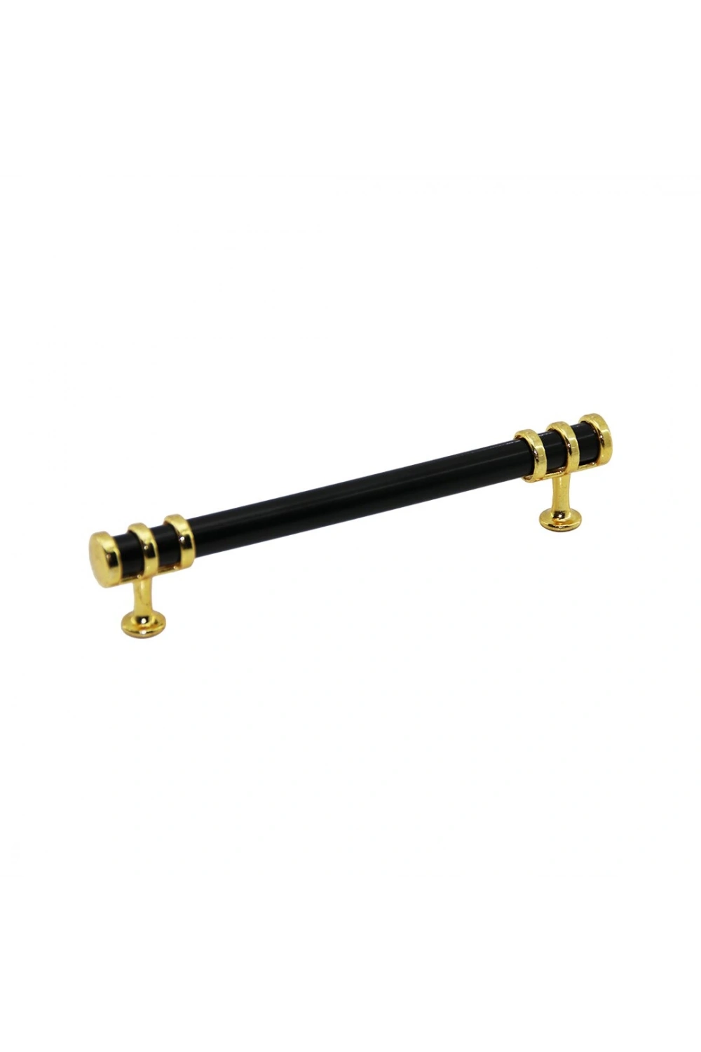 Egonex İbico-951 ( 16cm ) ( Yüzük Altın & Kulp Siyah ) Boru Çekmece Kulp*10x5