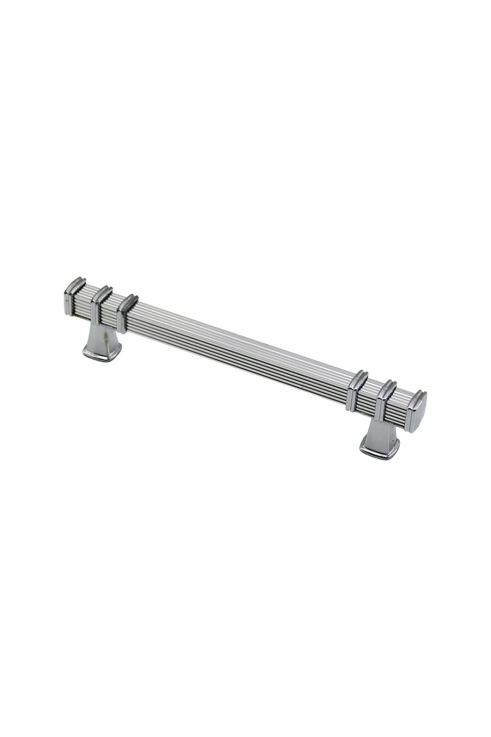 Egonex İbico-969 ( 12.8cm ) ( Yüzük Krom & Kulp Krom ) ( Kare ) Çekmece Kulp*10x5