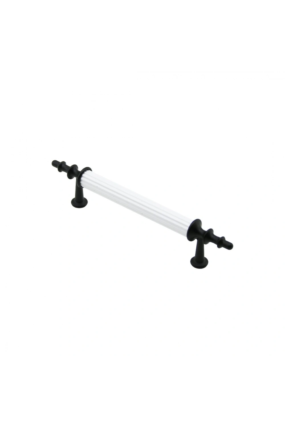 Egonex İbico-973 ( 9.6cm ) ( Beyaz & Siyah ) Boru Kulp*10x5